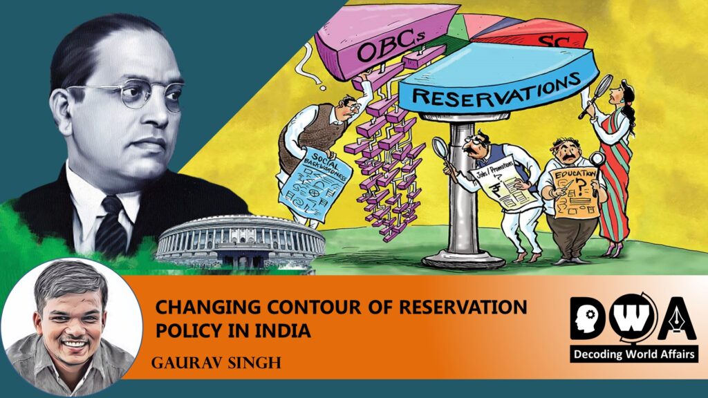 Changing Contours Of Reservation Policy In India